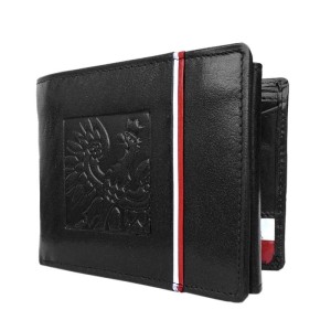 Portfel skórzany Peterson z wytłoczonym orłem