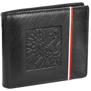 Peterson portfel męski ze skóry z orłem