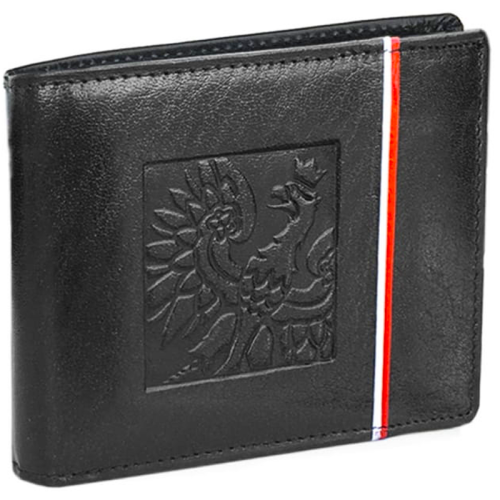 Peterson portfel męski ze skóry z orłem