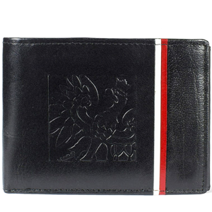 Męski skórzany portfel z orłem Peterson