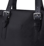 Czarna torebka ze skóry Vera Pelle