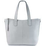 Skórzana torebka shopperka A4 trzy komory