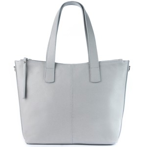 Skórzana torebka shopperka A4 trzy komory