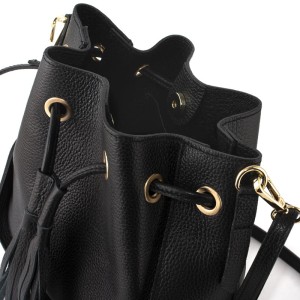 Skórzana torebka mały worek ze skóry