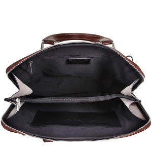 Wnętrze Skórzanej aktówki Damskiej