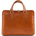 Tył skórzanej teczki Damskiej Vera Pelle