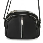 Skórzana torebka - Listonoszka 3 komory