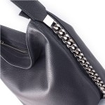 Granatowy skórzana worek z Łańcuchami  (id 540) 