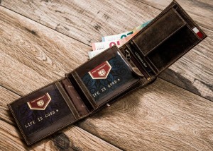 Peterson skórzany portfel ze skóry