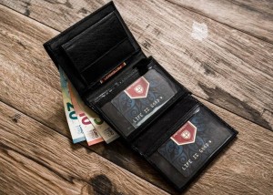 Rozbudowany, skórzany portfel męski PETERSON