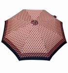 Parasol automatyczny damski wzorzysty kostka pomarańczowa (id 1390)
