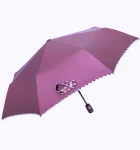 Parasol automatyczny damski metalik fioletowy ( id 1393)