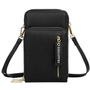 GALLANTRY czarna mini torebka portfel na ramię