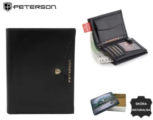 Skórzany męski portfel PETERSON