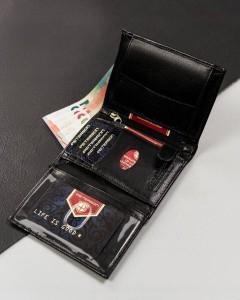 Duży portfel męski ze skóry PETERSON