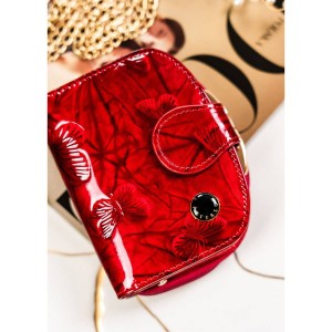 Peterson mały portfel w motyle ze skóy