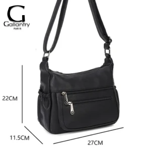 Średniej wielkości czarna listonoszka gallantry wymiary