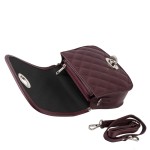  Torebka skórzana Listonoszka  pikowana