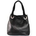 Vera Pelle -  Duża Skórzana Torebka - Worek