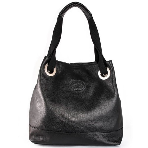 Vera Pelle Torebka - Worek ze skóry - Czarny