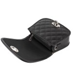 Pikowana Torebka skórzana Listonoszka 