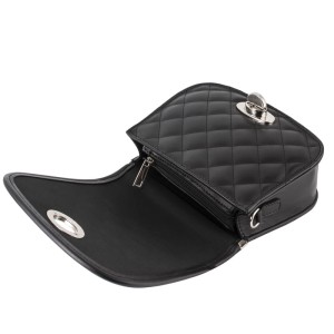 Pikowana Torebka skórzana Listonoszka 