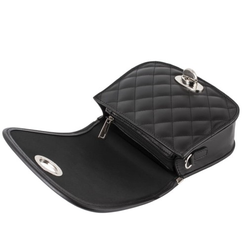 Pikowana Torebka skórzana Listonoszka 