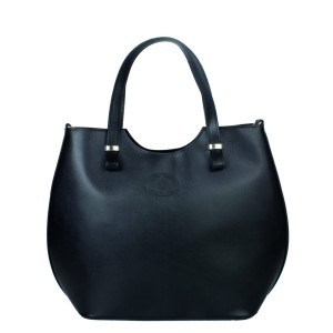 Vera Pelle  Torebka skórzana - czarna