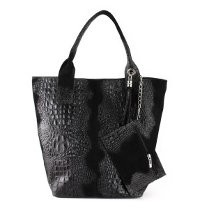 Torebka Skórzana Krokodyl
