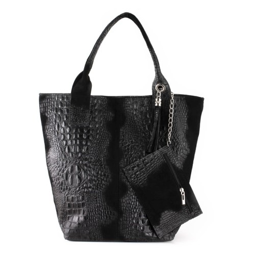 Torebka Skórzana Krokodyl