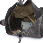 Shopper Skórzany Skóra Krokodyla