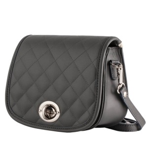 Pikowana Torebka skórzana Listonoszka 