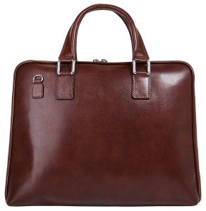 Włoska Skórzana Aktówka Damska Vera Pelle