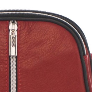 Włoska Czerwona Listonoszka ze Skóry - trzy komory