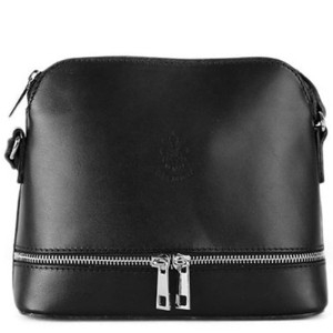 VERA PELLE Włoska Torebka skórzana Listonoszka