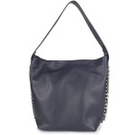 Torebka Skórzana Worek z Łańcuchami