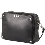  Mała czarna torebka  skórzana  ( id 286)