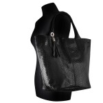 Włoska Torebka - worek skóra krokodyla - aligatora