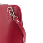 Czerwona torebka ze skóry