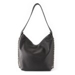 Worek ze skóry z łańcuchami Popielaty / ciemno szary