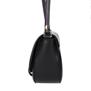 Skórzana Listonoszka z Ozdobnym Kółeczkiem.