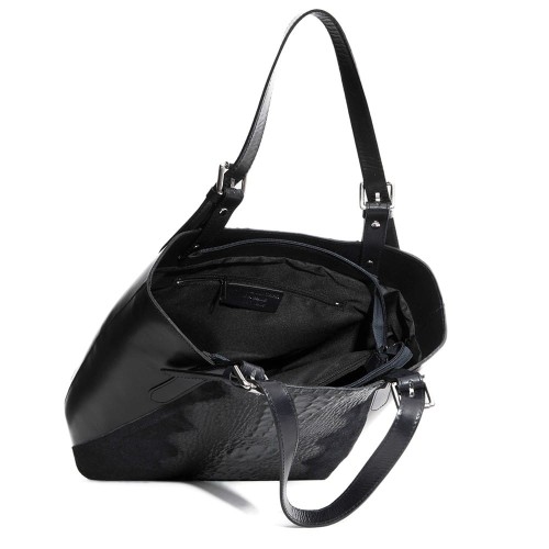 Torebka skórzana Aligator - Shopper bag  Vera Pelle