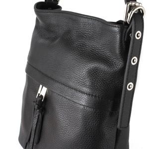 Czarny Worek skórzany