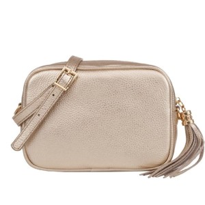 Mała Złota torebka -Listonoszka Vera Pelle