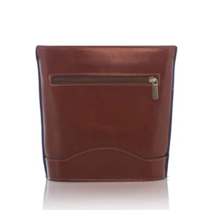 Skórzana Torebka - Listonoszka Brązowa