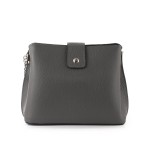 Trzykomorowa Torebka Kuferek ze Skóry