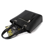 Torebka shopper bag  - krokodyli wzór ze skóry