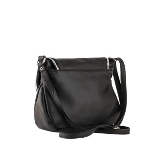 Włoska Skórzana torebka z klapką