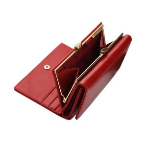 Portfel damski ze skóry- wnętrze