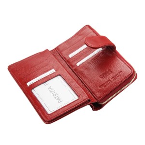 Portfel ze skóry damski- wnętrze